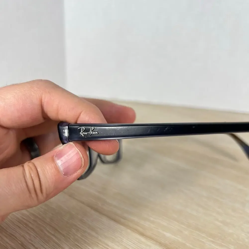 Ray-Ban RB5256 5190 Eyeglasses Translucent Blue Frames Only 54-16-135